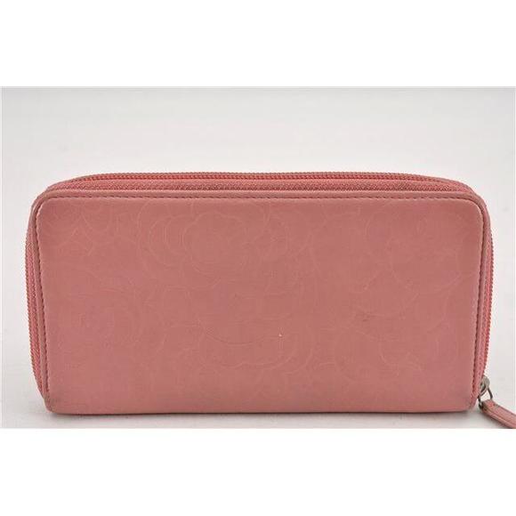 Auth Chanel Camellia Calf Skin Cc Logo #75466C21B - Picture 15 of 15